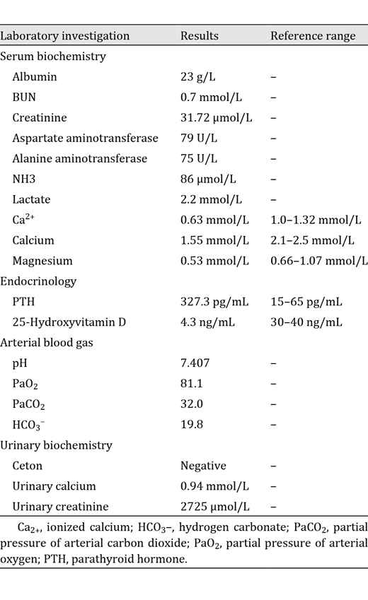 Status Epilepticus Secondary to Hypocalcemia Due to Vitamin D