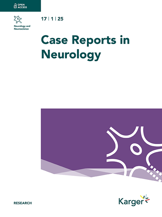 Case Reports in Neurology Cover Image for Volume 17, Issue 1