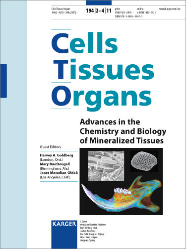 Cells Tissues Organs Cover Image for Volume 194, Issue 2-4
