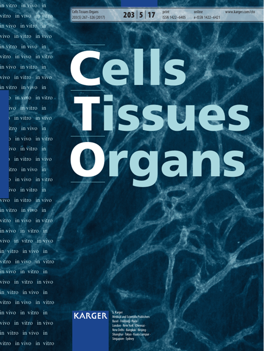 Cells Tissues Organs Cover Image for Volume 203, Issue 5