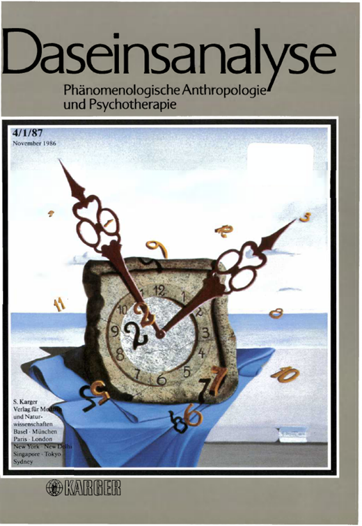 Daseinsanalyse Cover Image for Volume 4, Issue 1