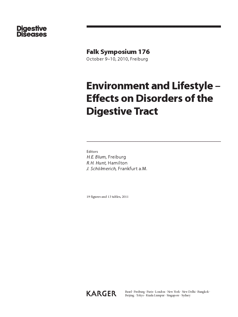 First page of Title page / Table of Contents