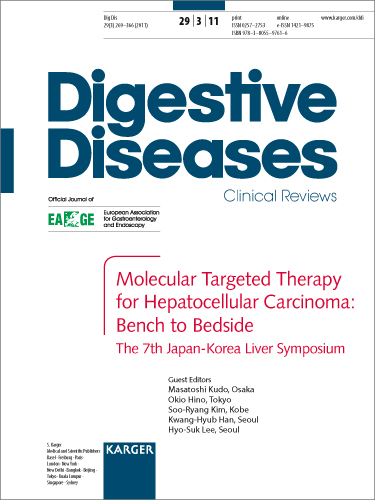 Digestive Diseases Cover Image for Volume 29, Issue 3