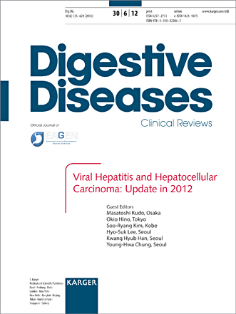 Digestive Diseases Cover Image for Volume 30, Issue 6