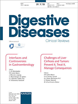 Digestive Diseases Cover Image for Volume 31, Issue 1