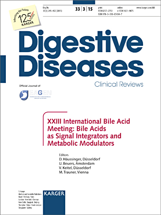 Digestive Diseases Cover Image for Volume 33, Issue 3
