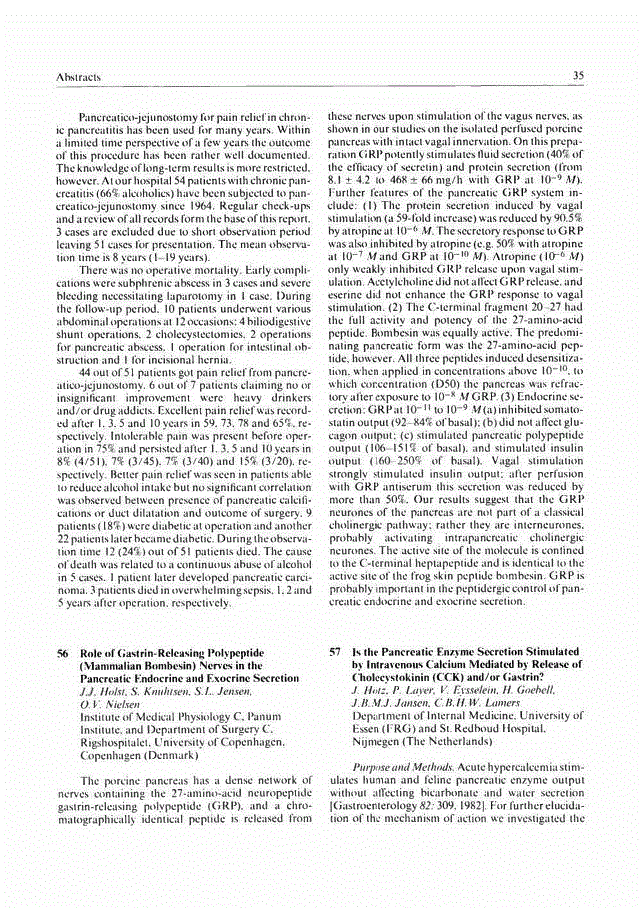 First page of Abstracts (Part 3 of 5)