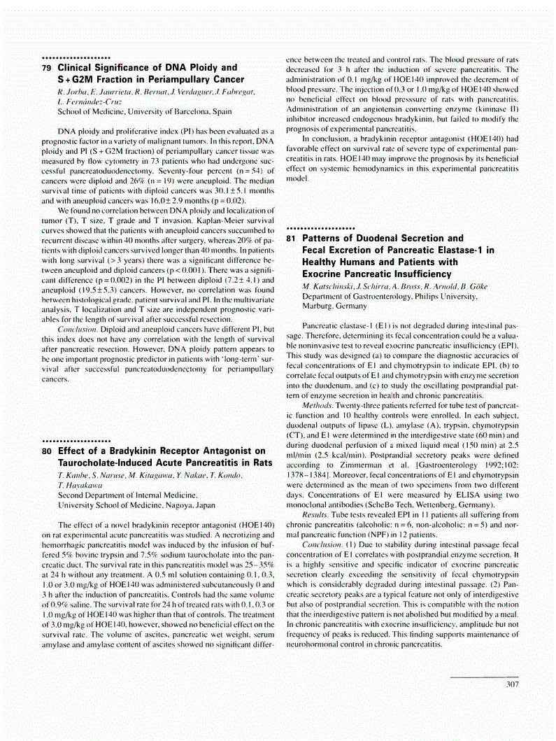 First page of European Pancreatic Club (Part 3 of 5)