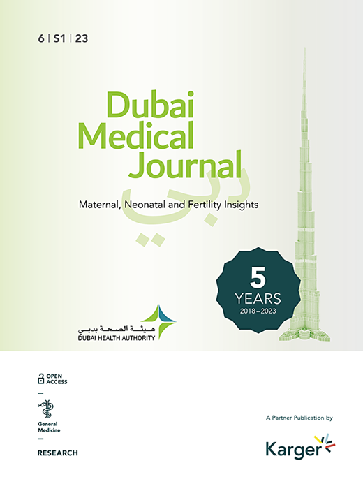 Dubai Medical Journal Cover Image for Volume 6, Issue Suppl. 1