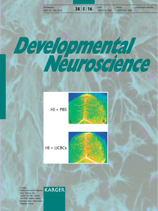 Developmental Neuroscience Cover Image for Volume 38, Issue 5