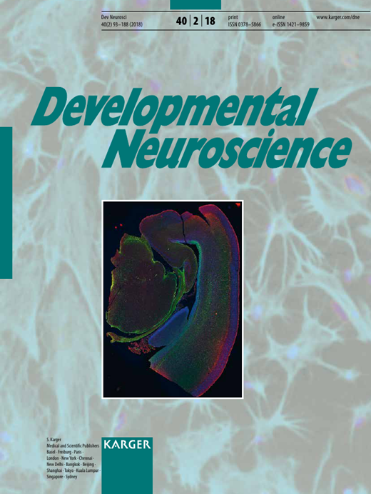 Volume 40 Issue 2 | Developmental Neuroscience | Karger Publishers