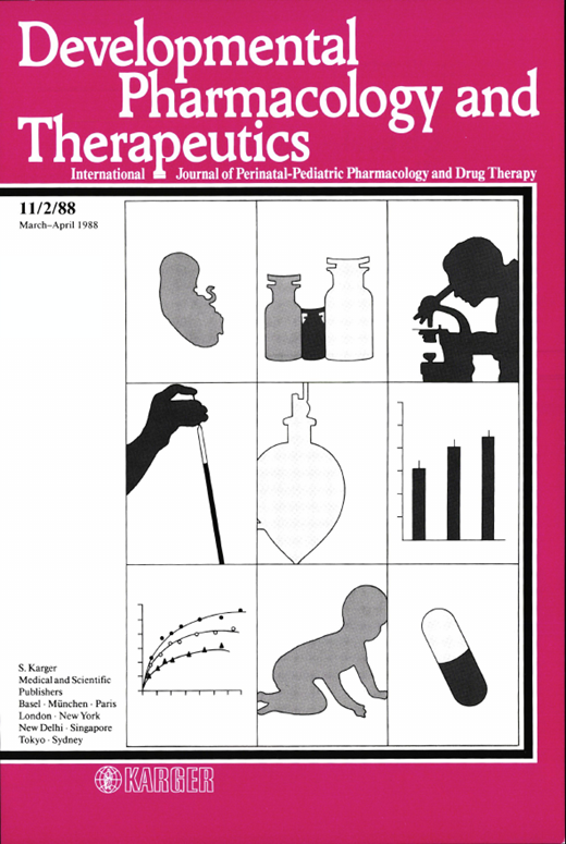 Developmental Pharmacology and Therapeutics Cover Image for Volume 11, Issue 2