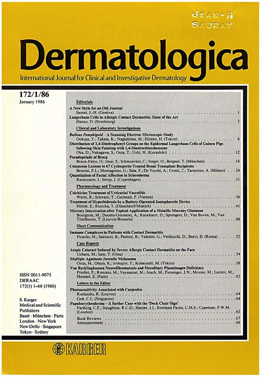 A 30YearLong Journey as the Fifth Editor of This Journal (19862015