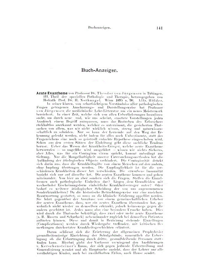 First page of Buch-Anzeigen