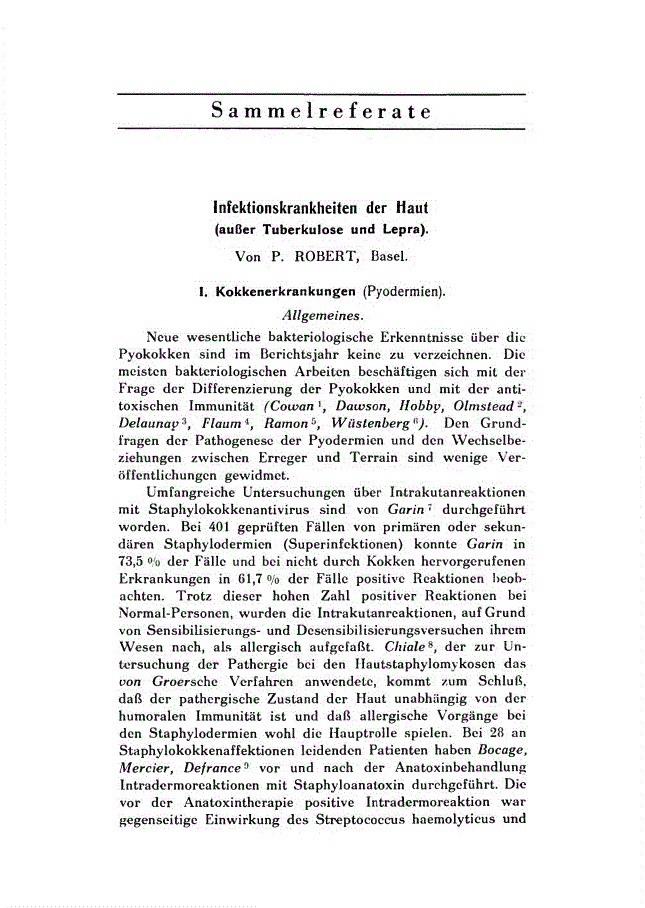 First page of Infektionskrankheiten der Haut (außer Tuberkulose und Lepra)
