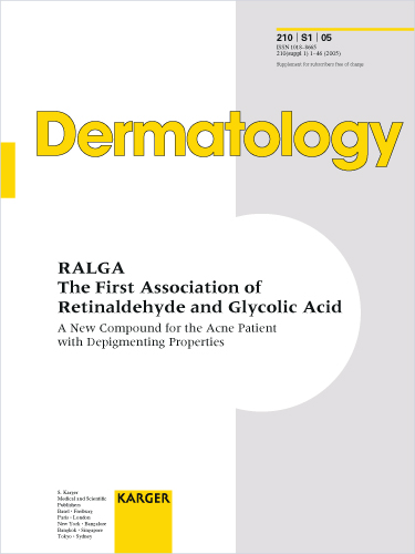 Dermatology Cover Image for Volume 210, Issue Suppl. 1