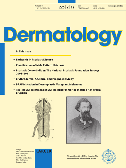 Dermatology Cover Image for Volume 225, Issue 2