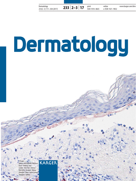 Dermatology Cover Image for Volume 233, Issue 2-3