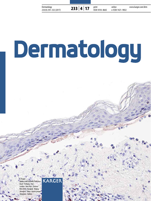 Dermatology Cover Image for Volume 233, Issue 4