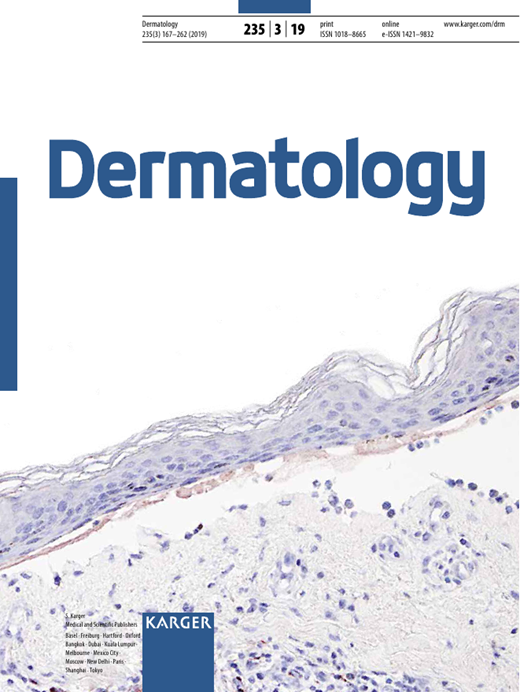 Dermatology Cover Image for Volume 235, Issue 3