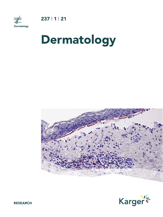 Dermatology Cover Image for Volume 237, Issue 1