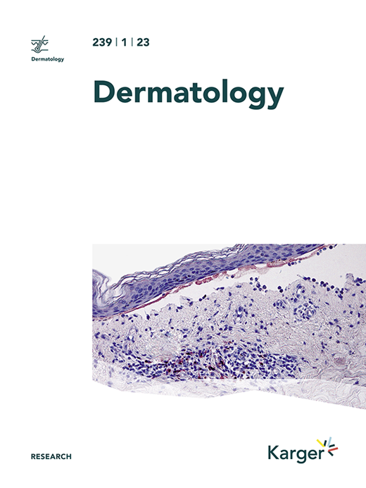 Dermatology Cover Image for Volume 239, Issue 1