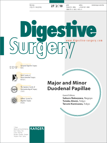 Digestive Surgery Cover Image for Volume 27, Issue 2