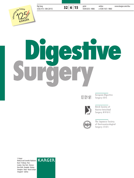Digestive Surgery Cover Image for Volume 32, Issue 6
