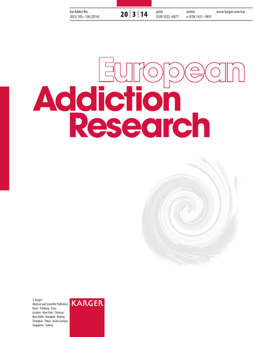 European Addiction Research Cover Image for Volume 20, Issue 3