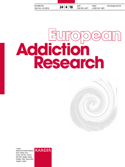 European Addiction Research Cover Image for Volume 24, Issue 4