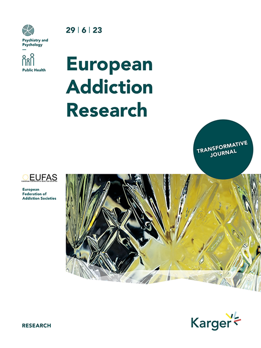 European Addiction Research Cover Image for Volume 29, Issue 6