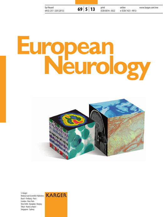 European Neurology Cover Image for Volume 69, Issue 5