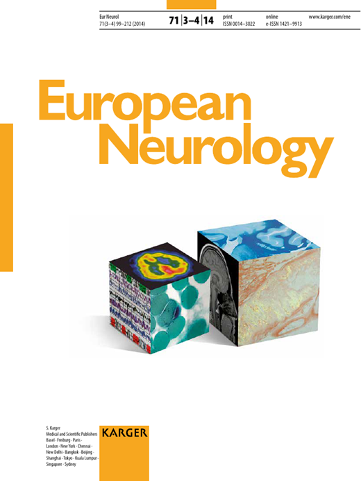 European Neurology Cover Image for Volume 71, Issue 3-4
