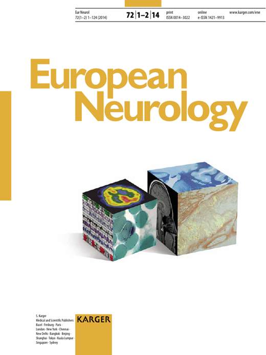 European Neurology Cover Image for Volume 72, Issue 1-2