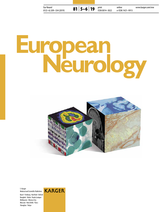 European Neurology Cover Image for Volume 81, Issue 5-6