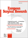 European Surgical Research Cover Image for Volume 34, Issue 1-2