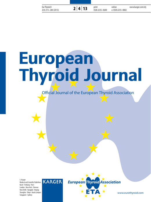European Thyroid Journal Cover Image for Volume 2, Issue 4