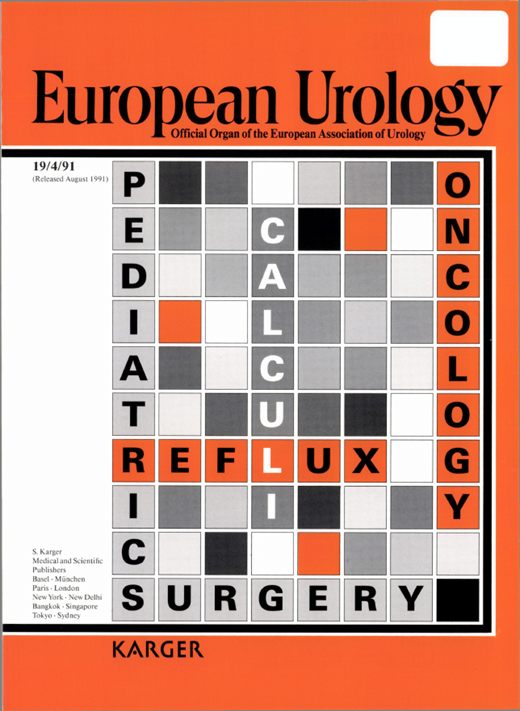 European Urology Cover Image for Volume 19, Issue 4