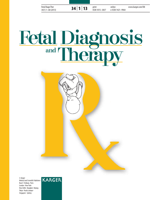 Fetal Diagnosis and Therapy Cover Image for Volume 34, Issue 1