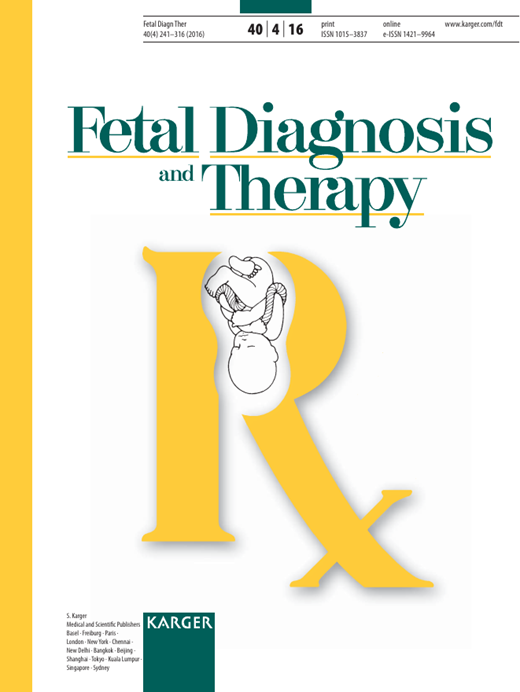 Fetal Diagnosis and Therapy Cover Image for Volume 40, Issue 4