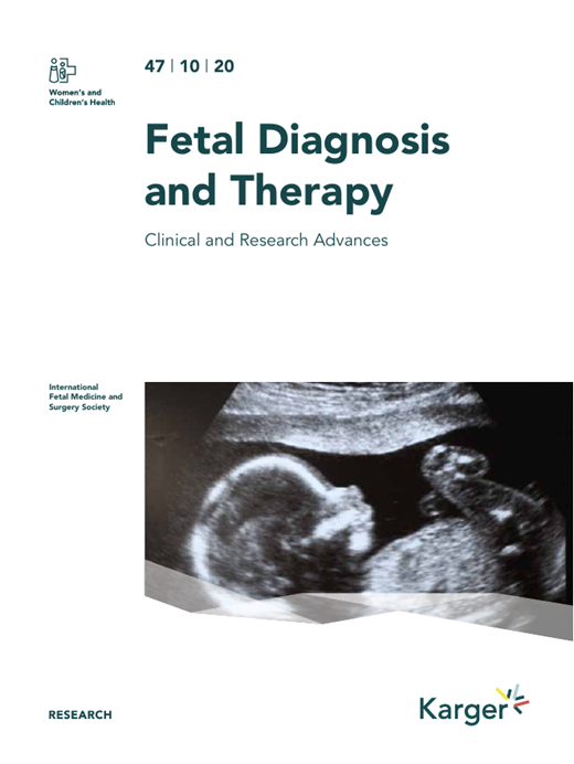 Fetal Diagnosis and Therapy Cover Image for Volume 47, Issue 10