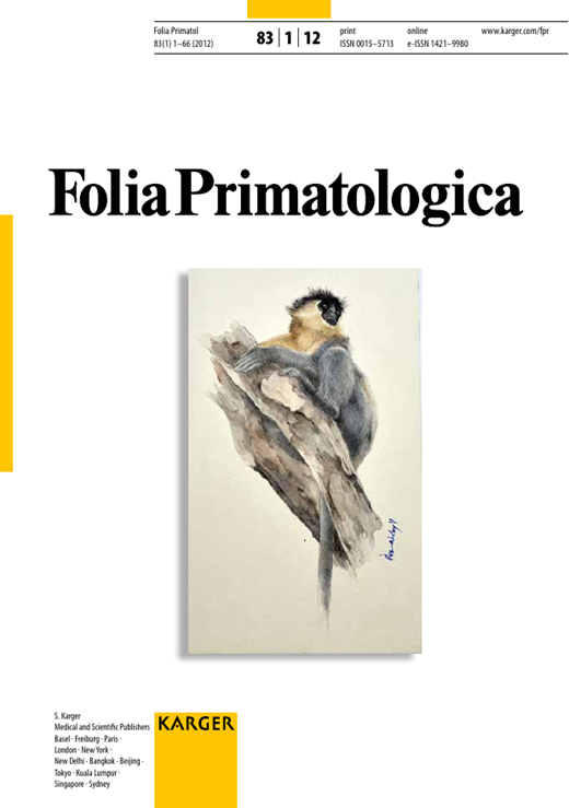 Folia Primatologica Cover Image for Volume 83, Issue 1