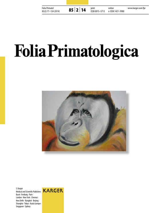 Folia Primatologica Cover Image for Volume 85, Issue 2