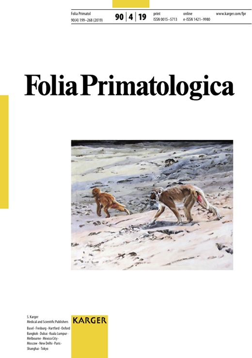 Folia Primatologica Cover Image for Volume 90, Issue 4