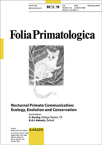 Folia Primatologica Cover Image for Volume 90, Issue 5