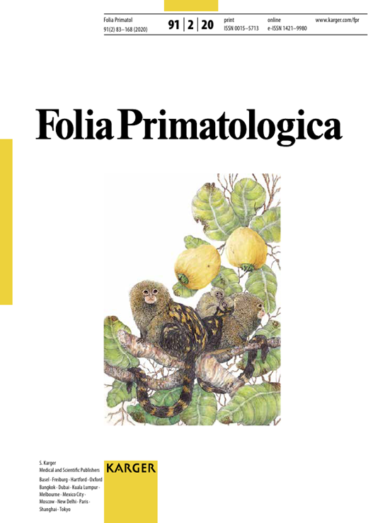 Folia Primatologica Cover Image for Volume 91, Issue 2