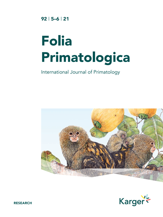 Folia Primatologica Cover Image for Volume 92, Issue 5-6