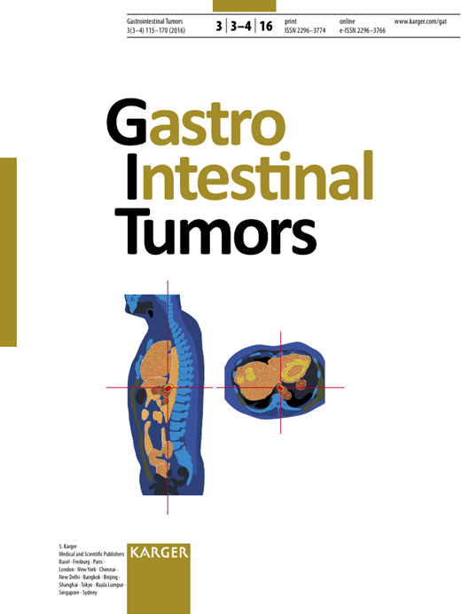 Gastrointestinal Tumors Cover Image for Volume 3, Issue 3-4