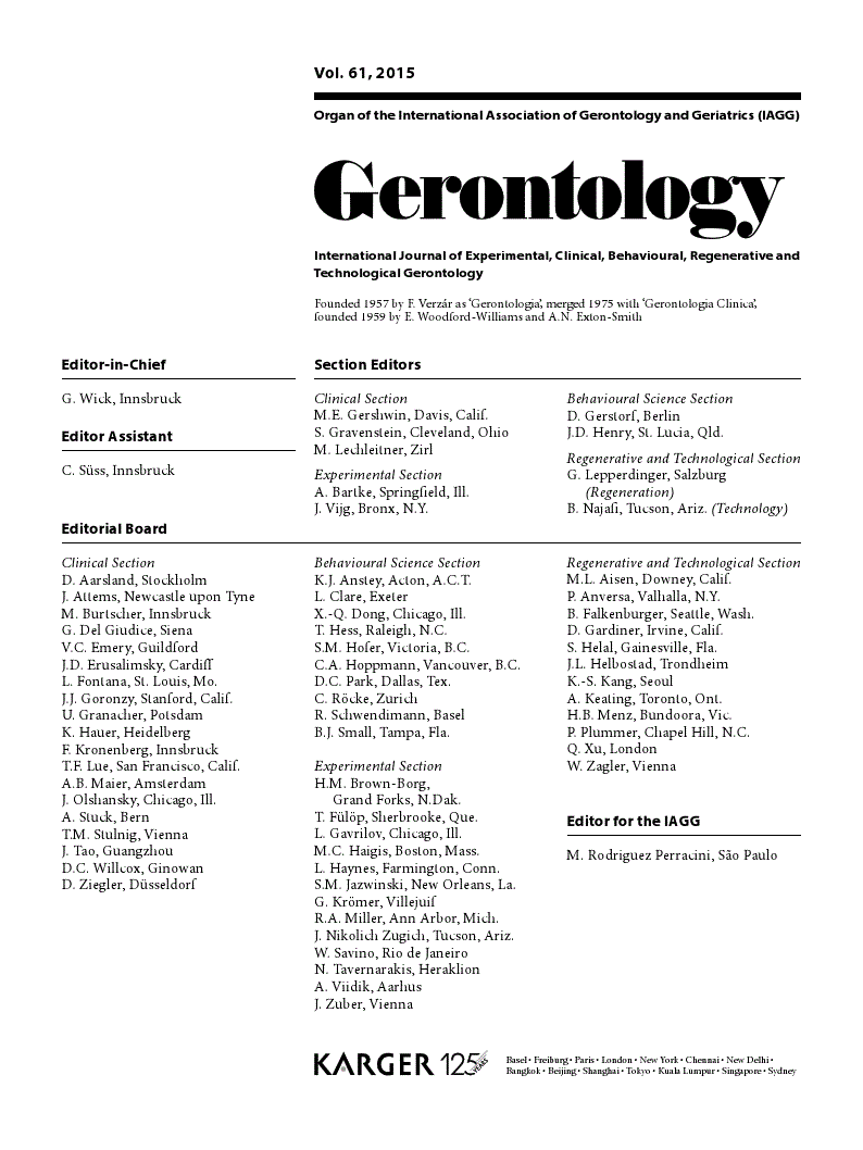First page of Contents Vol. 61, 2015