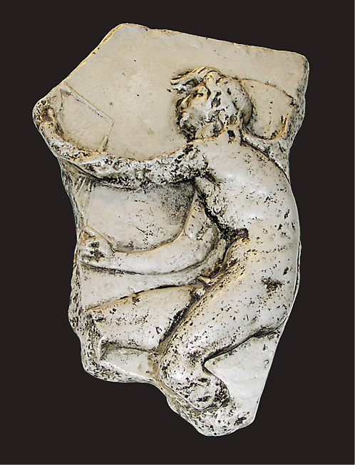 Fig. 1. Agnostizi, Kairos-Relief von Lysippos, Kopie in Trogir, CC BY-SA 3.0.